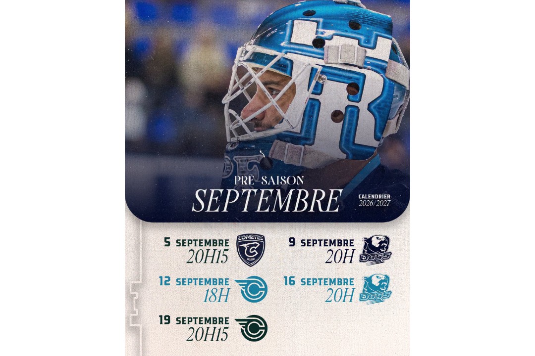Calendrier SAISON 2021/2022